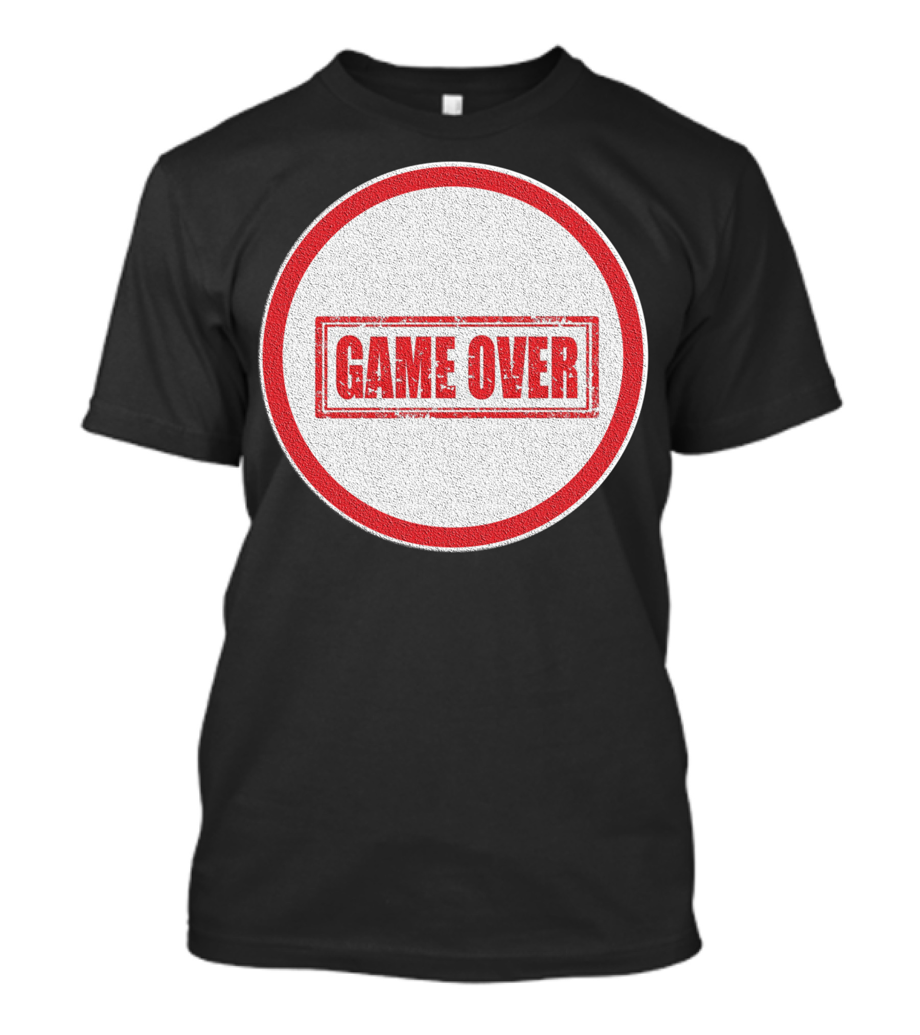 Game Over Circle Stamp T-Shirt