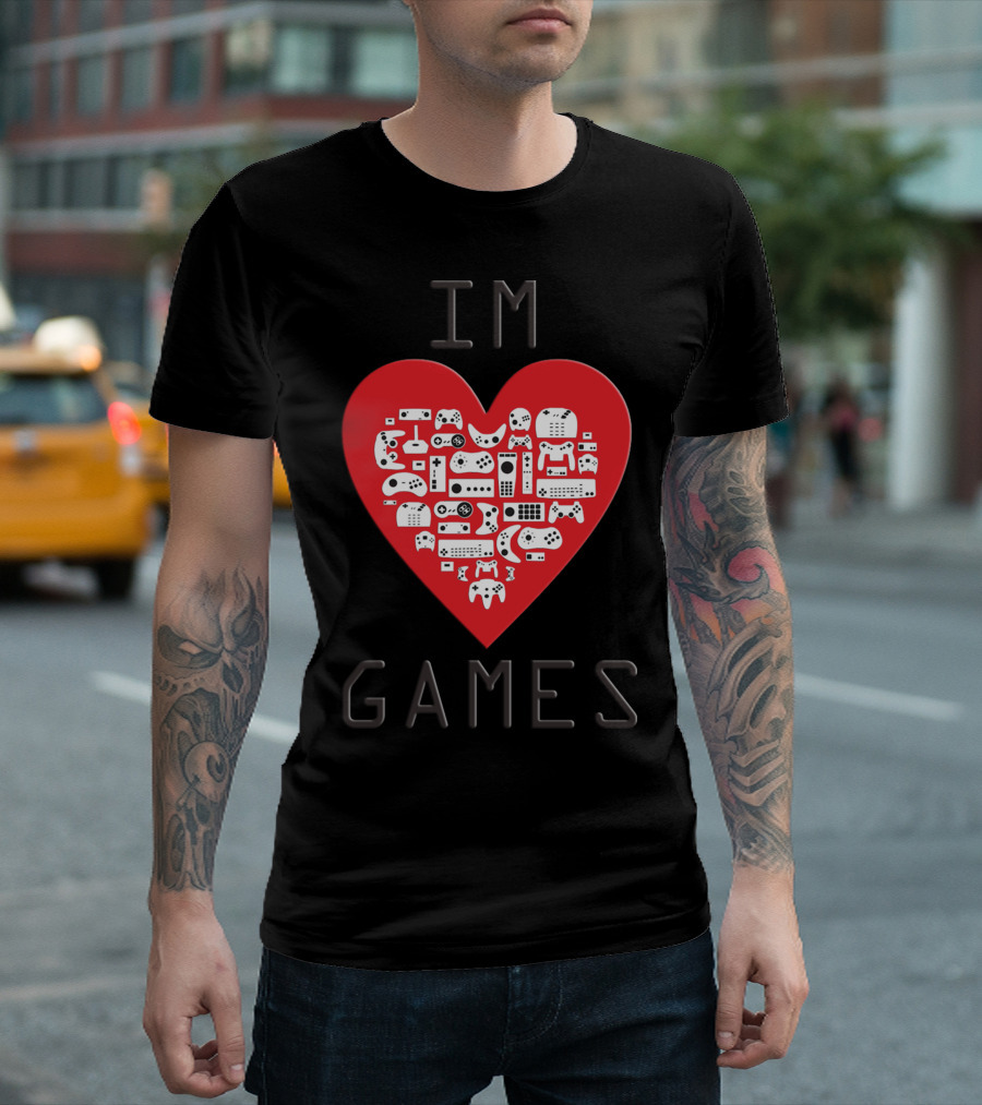 IM Heart Games Controller Compilation T-Shirt