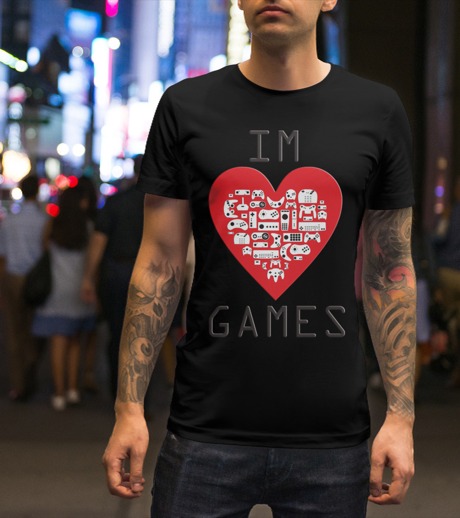 IM Heart Games Controller Compilation T-Shirt