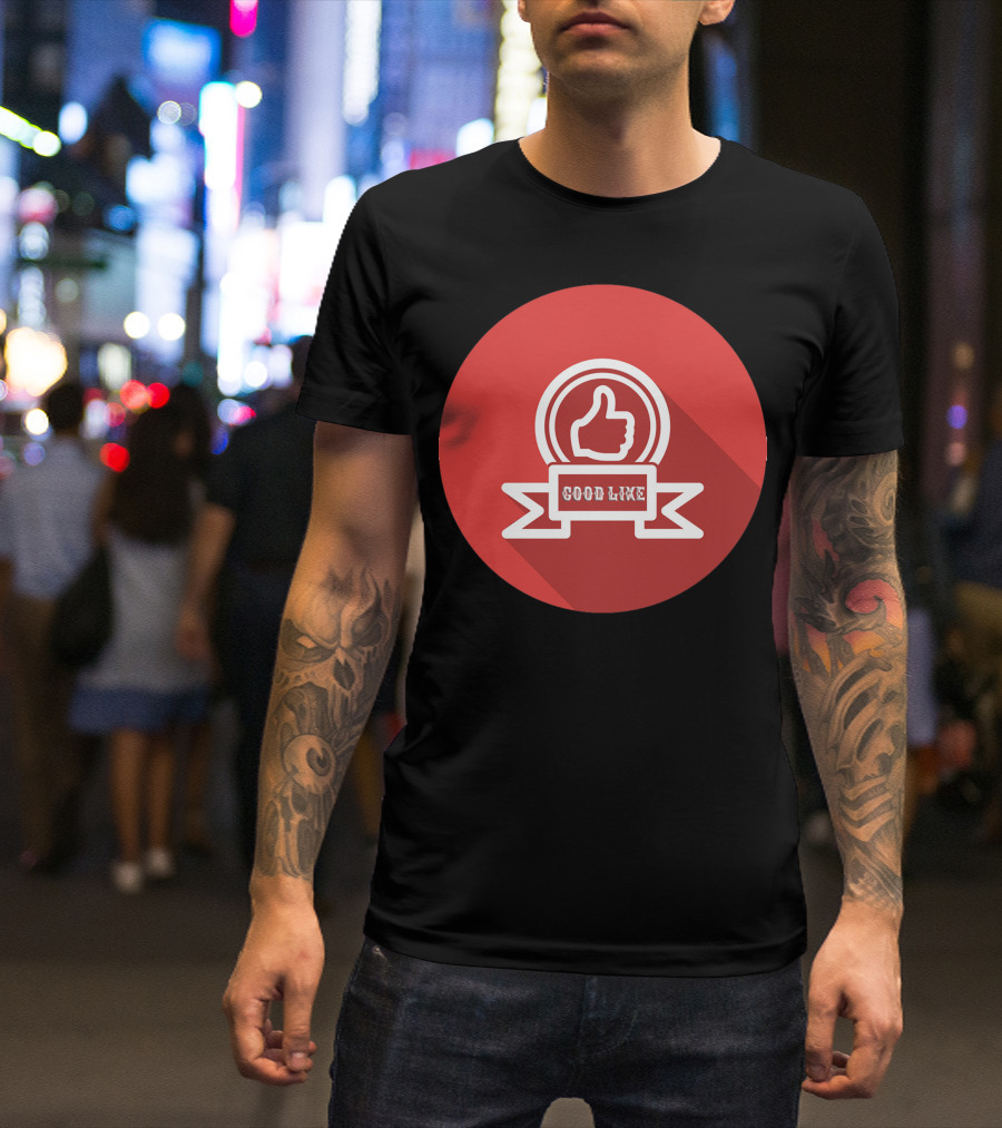 Good Like Thumbs Up Badge T-Shirt
