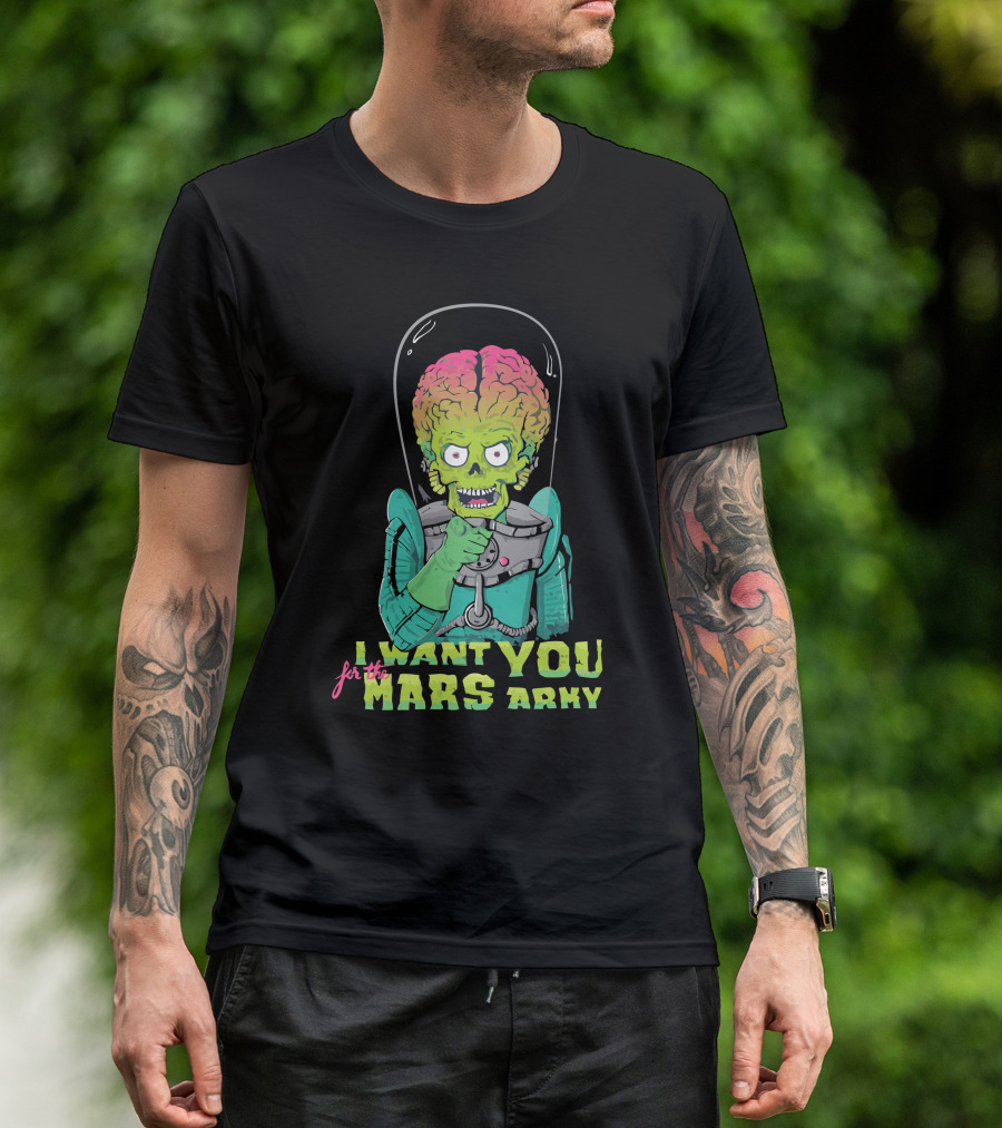 I Want You For The Mars Army Mars Recruitment T-Shirt