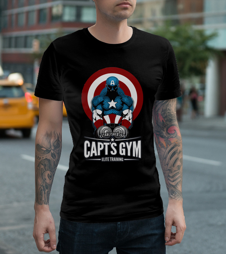 CAPT'S GYM Established 1941 Elite Training T-Shirt