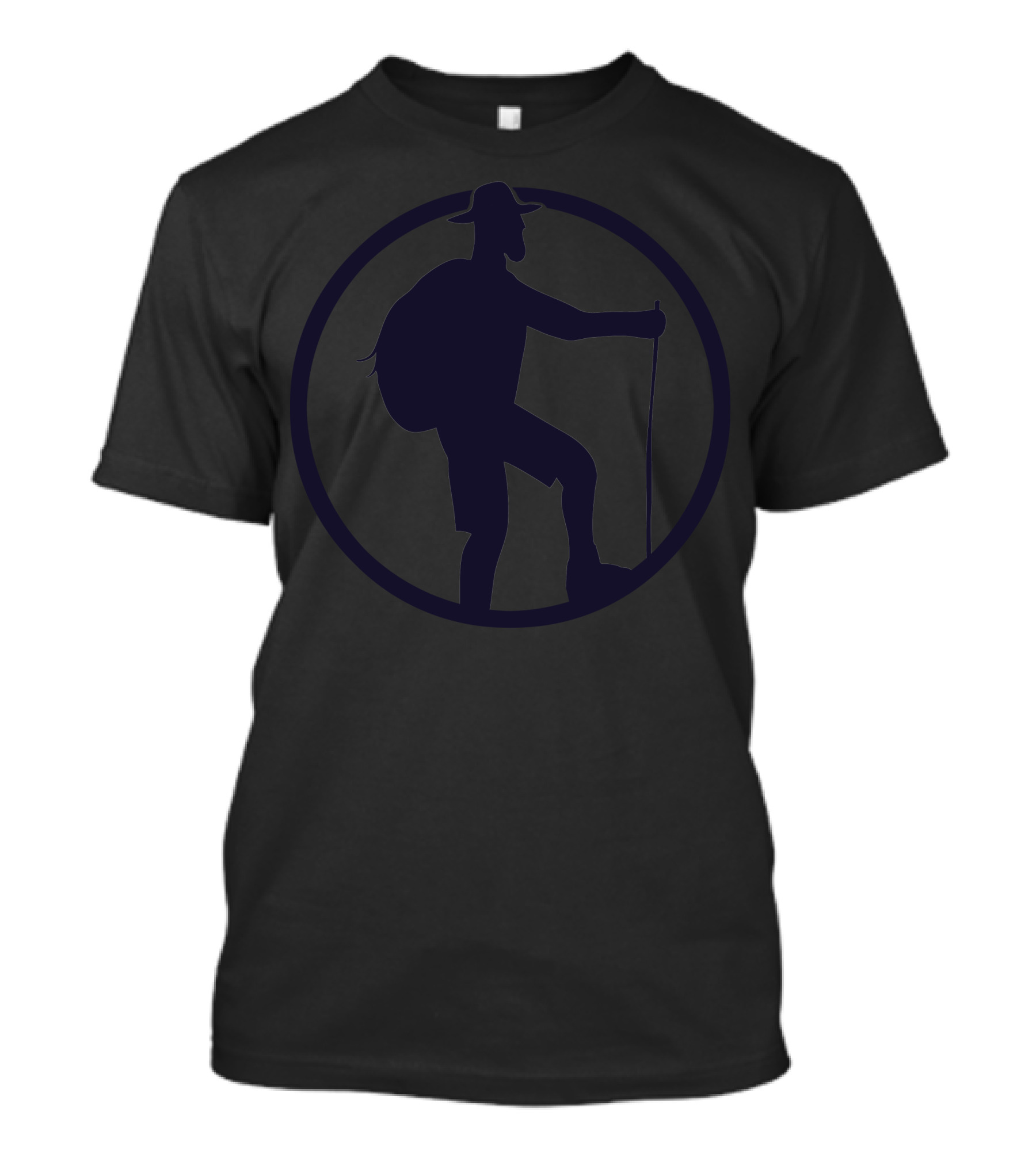 Mountain Go Go Hiker Silhouette Adventure T-Shirt