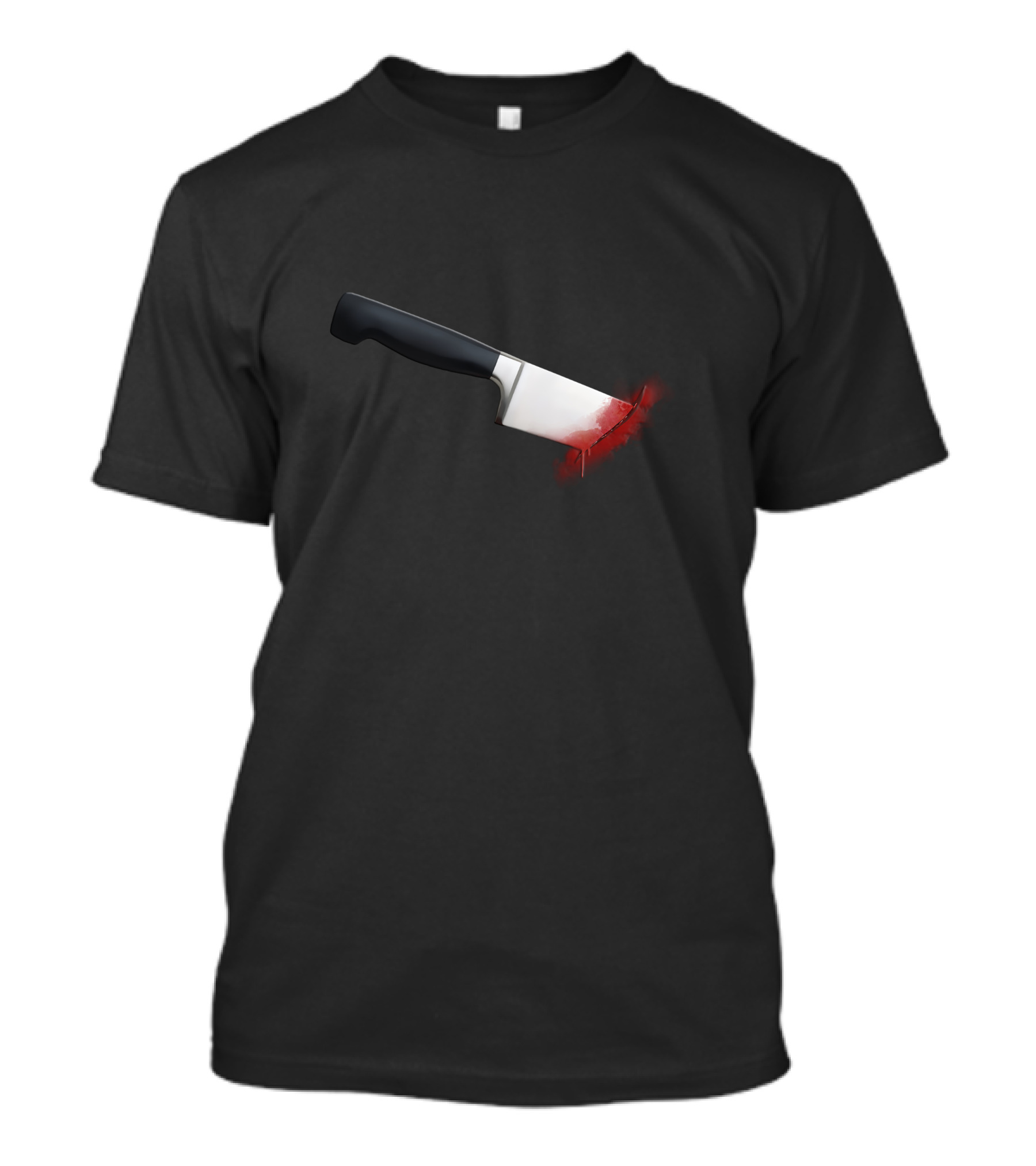 Cleaver Blade With Blood Effect T-Shirt