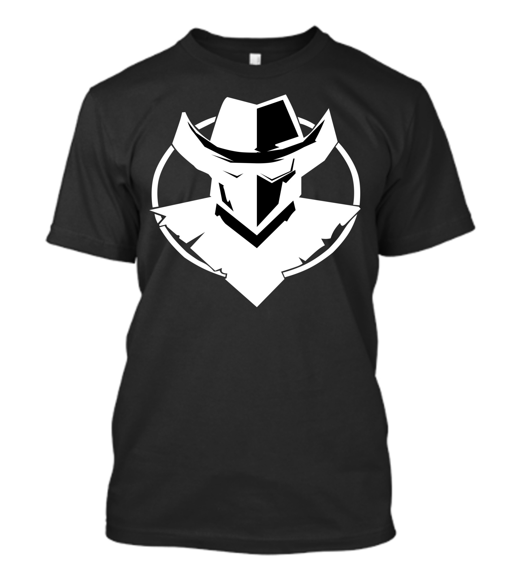 Young Guns Futuristic Cowboy Mask T-Shirt