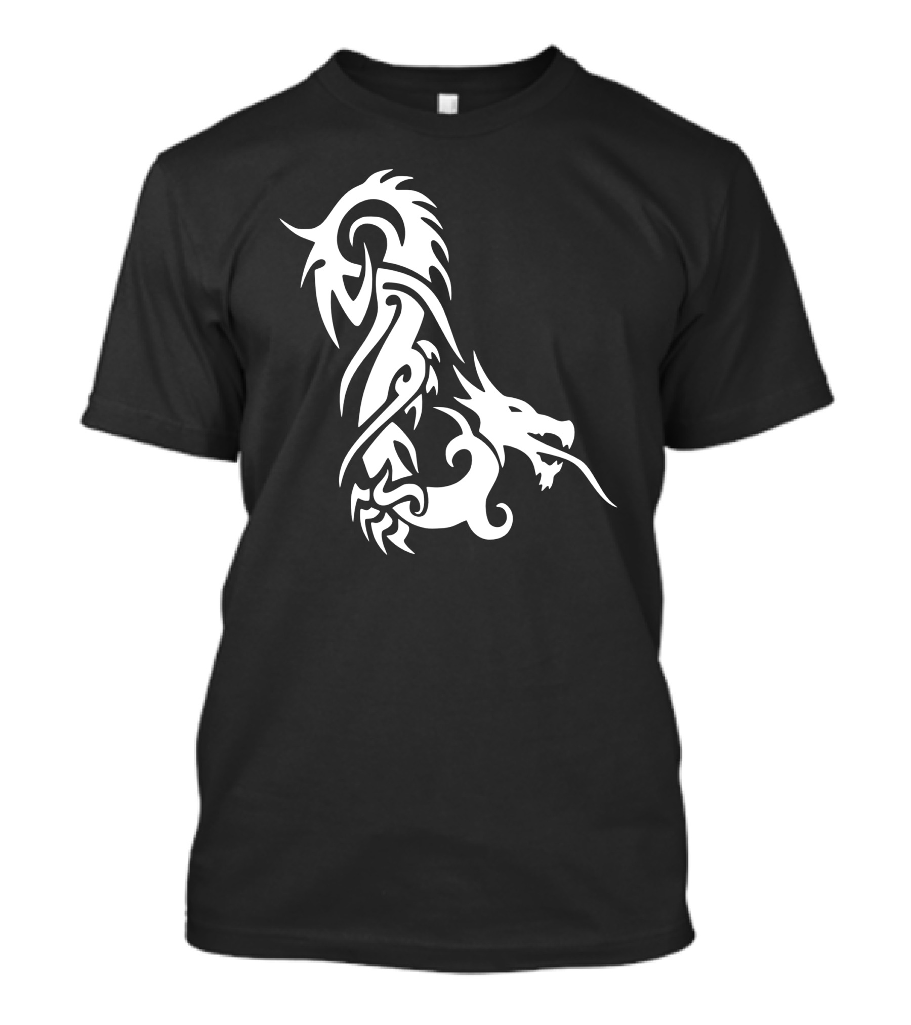 8 Dragon Chinese Tribal Tattoo T-Shirt