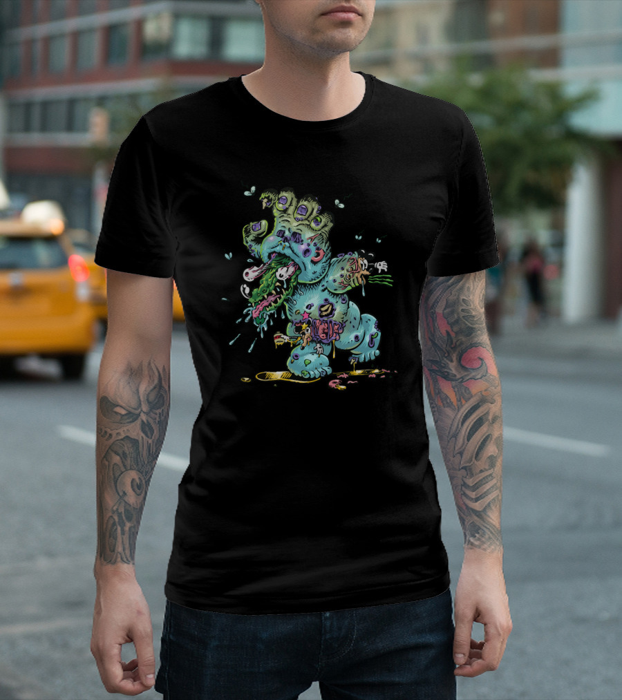 13A 102 Monster Creature with Flies and Dripping Ooze T-Shirt