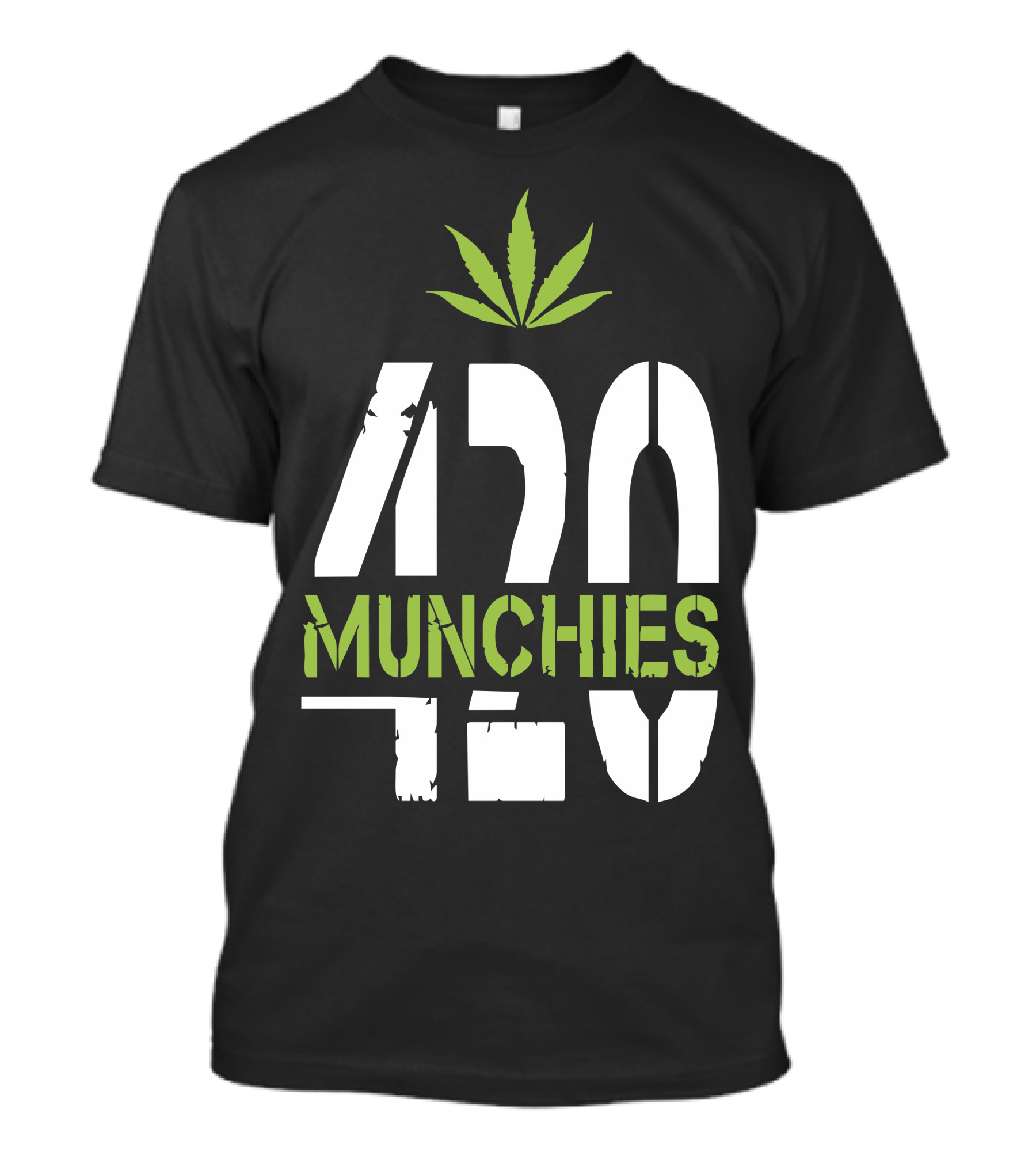 420 Munchies Weed Leaf T-Shirt