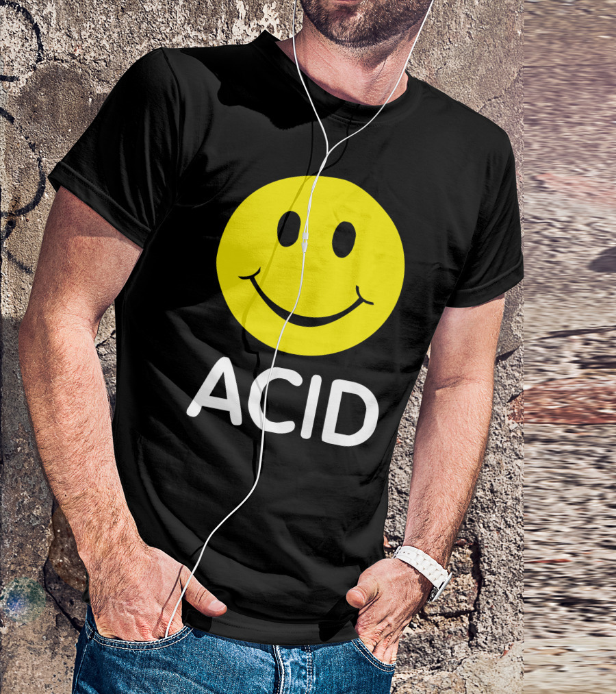 Acid House Smiley Face 90s Iconic T-Shirt