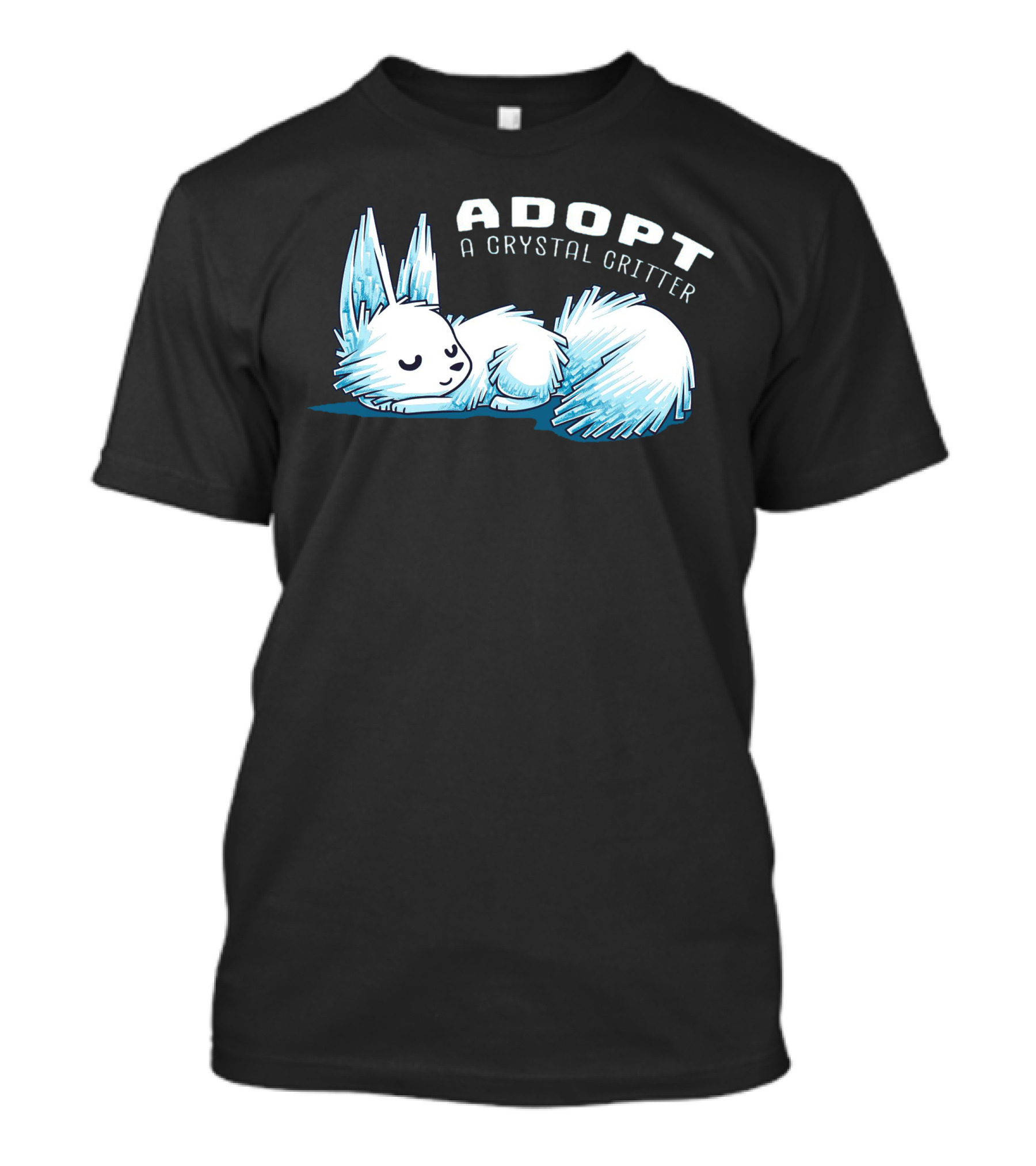 ADOPT A CRYSTAL CRITTER SLEEPING CREATURE T-Shirt