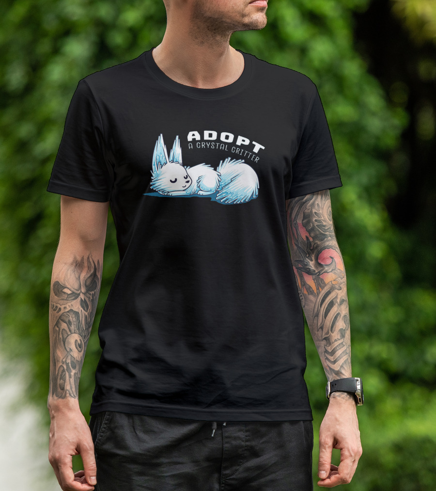 ADOPT A CRYSTAL CRITTER SLEEPING CREATURE T-Shirt