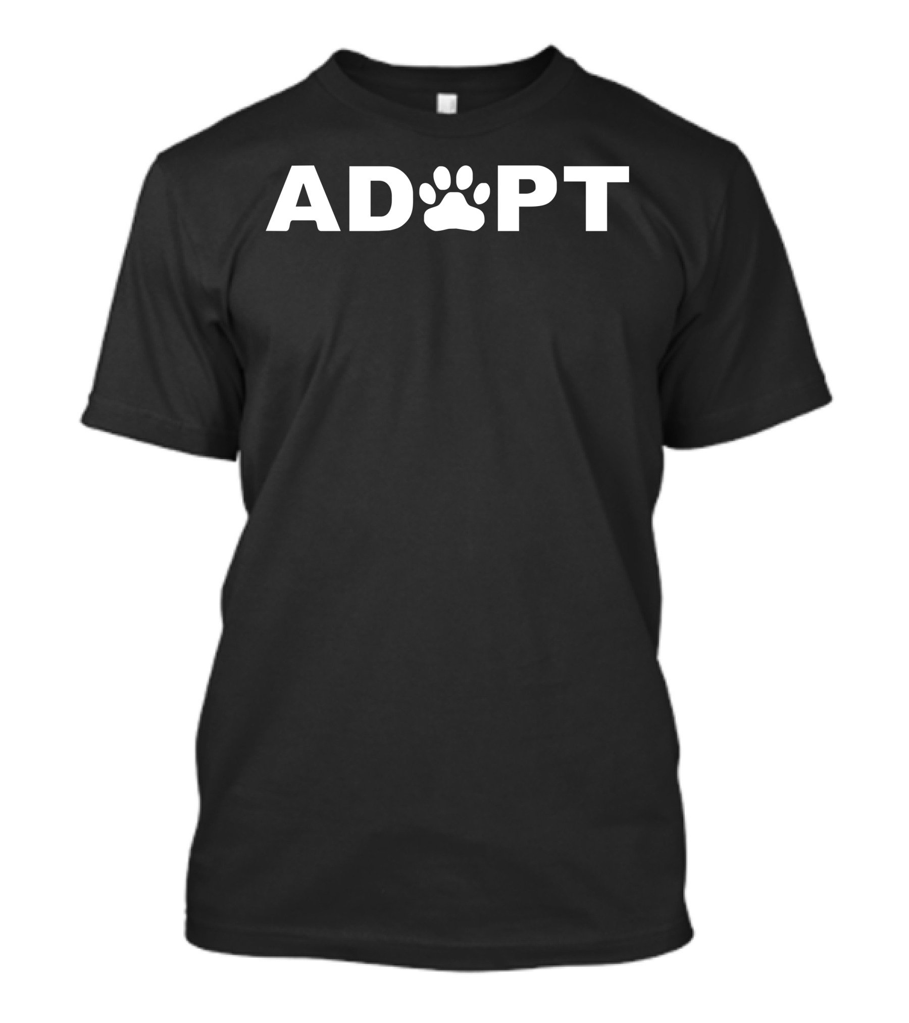 ADOPT Paw Sticker Vinyl Decal Dog Cat Pet Puppy T-Shirt