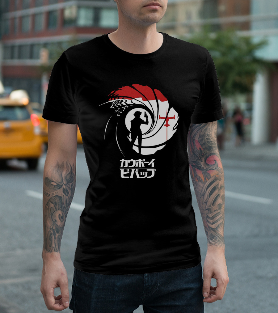 Cowboy Bebop Spy Spiral Silhouette T-Shirt
