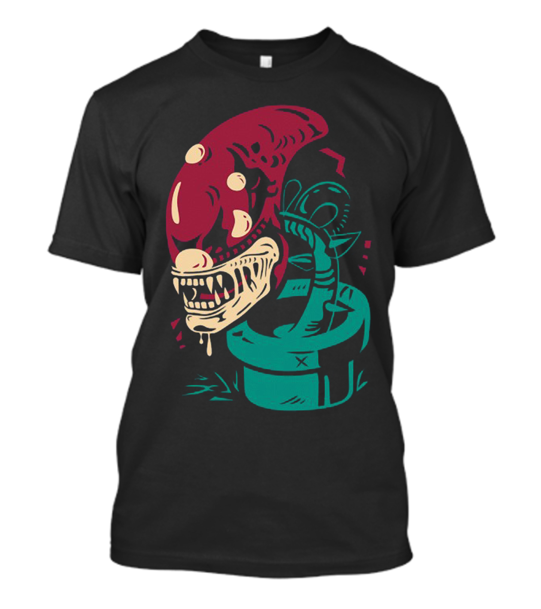 Alien Plant Xenomorph Venus Flytrap Fusion T-Shirt
