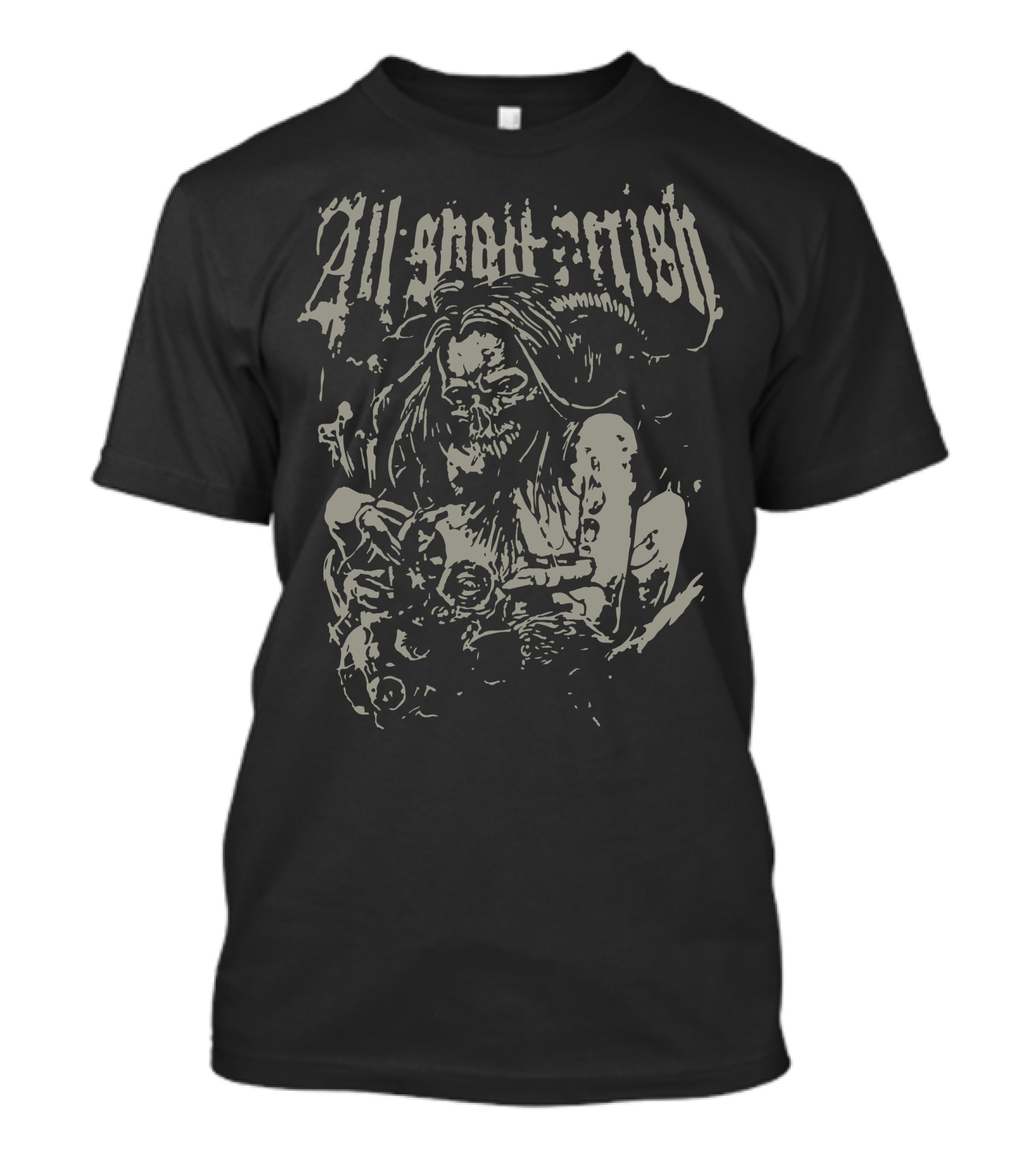 All Shall Perish Grim Reaper Motif T-Shirt