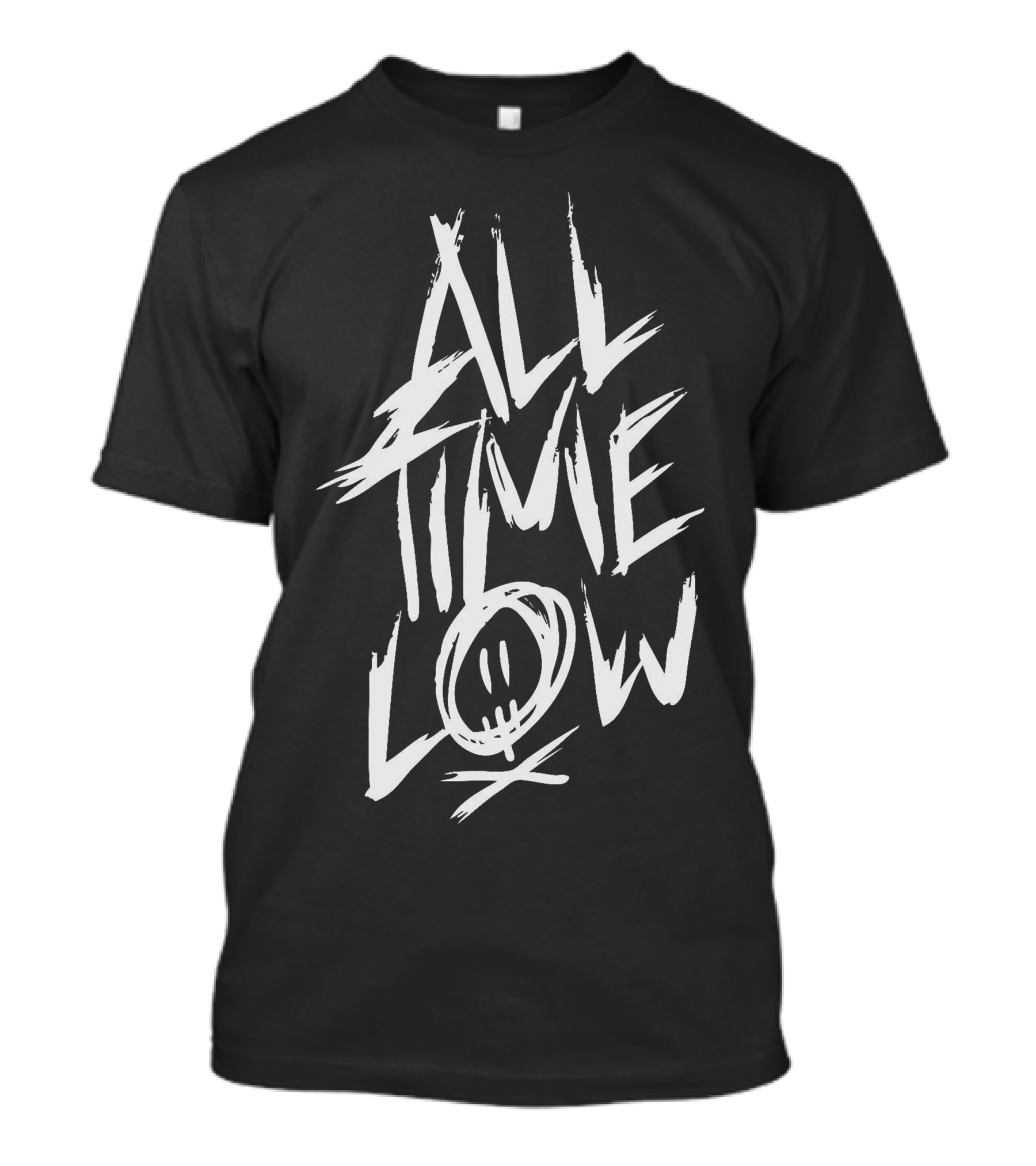 All Time Low Graffiti Smiley Circle T-Shirt