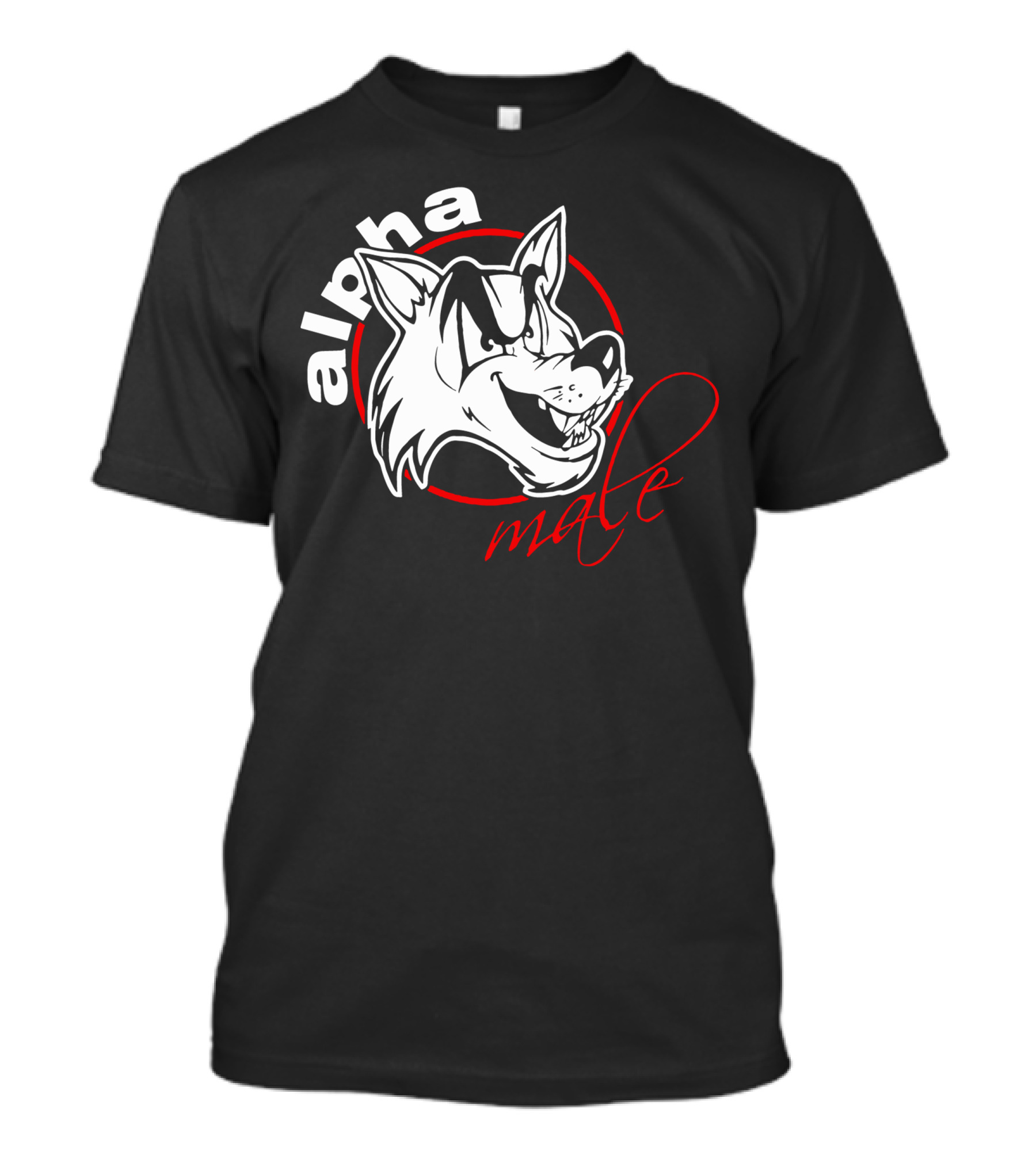Alpha Male Wolf Head T-Shirt