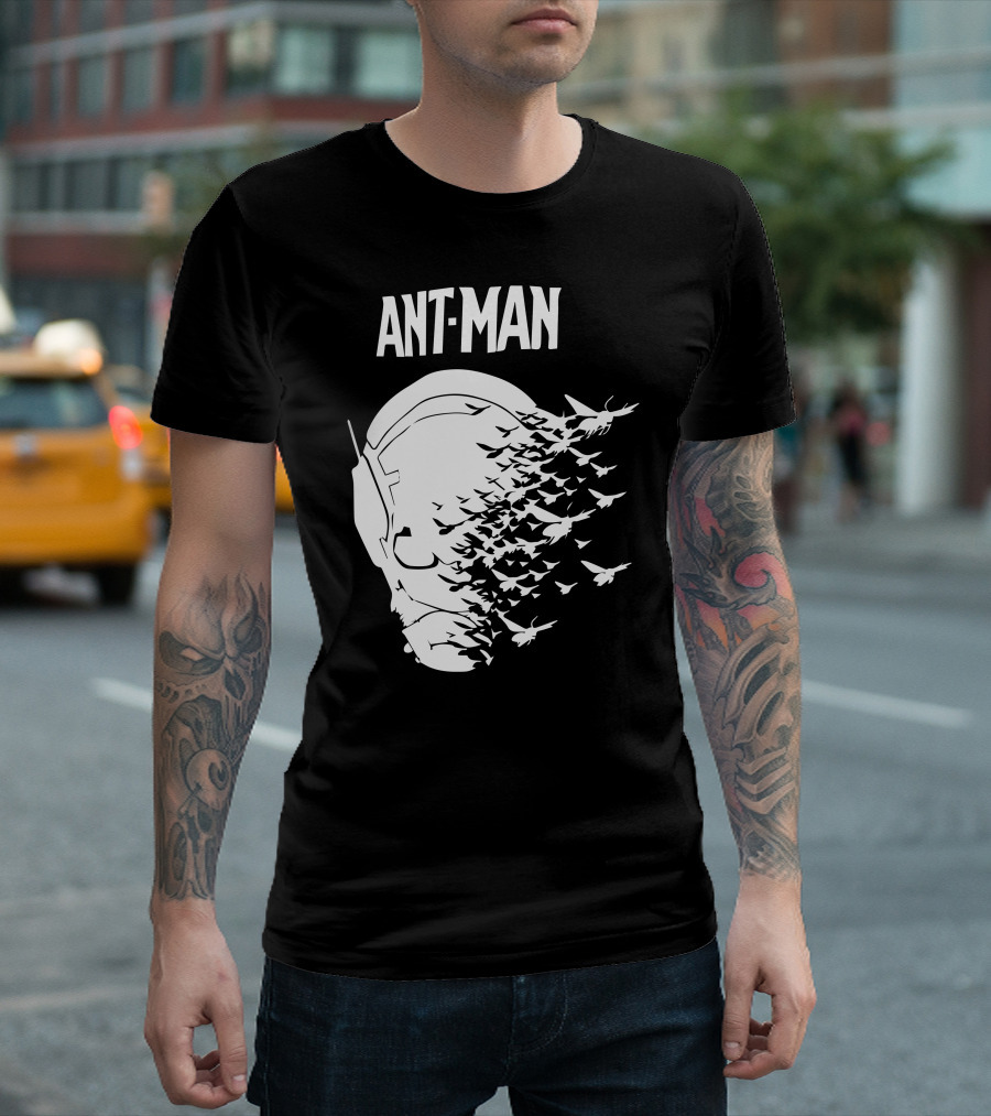 ANT-MAN Marvel Helmet with Swarm T-Shirt