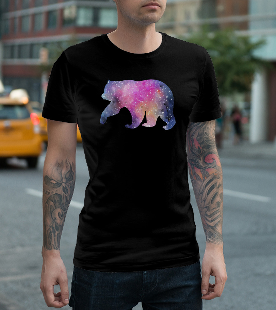 Daddy Bear Galaxy Bear T-Shirt