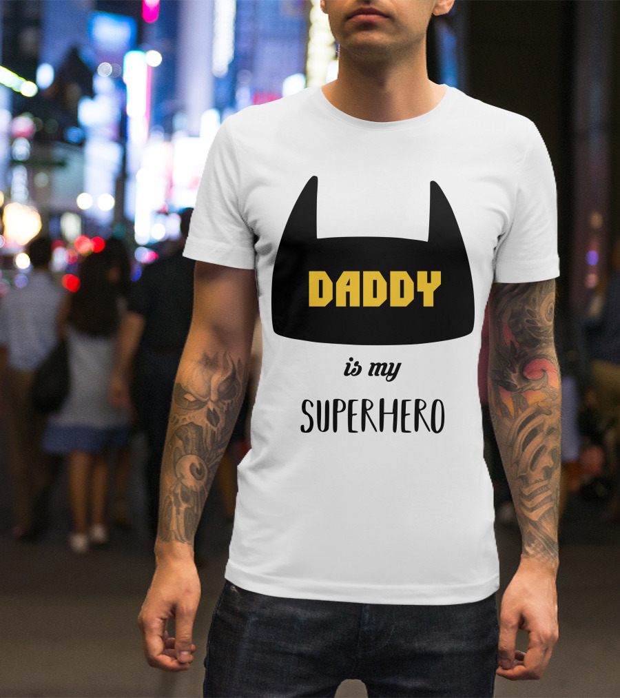 Daddy Bat Symbol Is My Superhero T-Shirt
