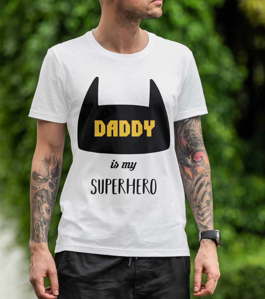 Daddy Bat Symbol Is My Superhero T-Shirt