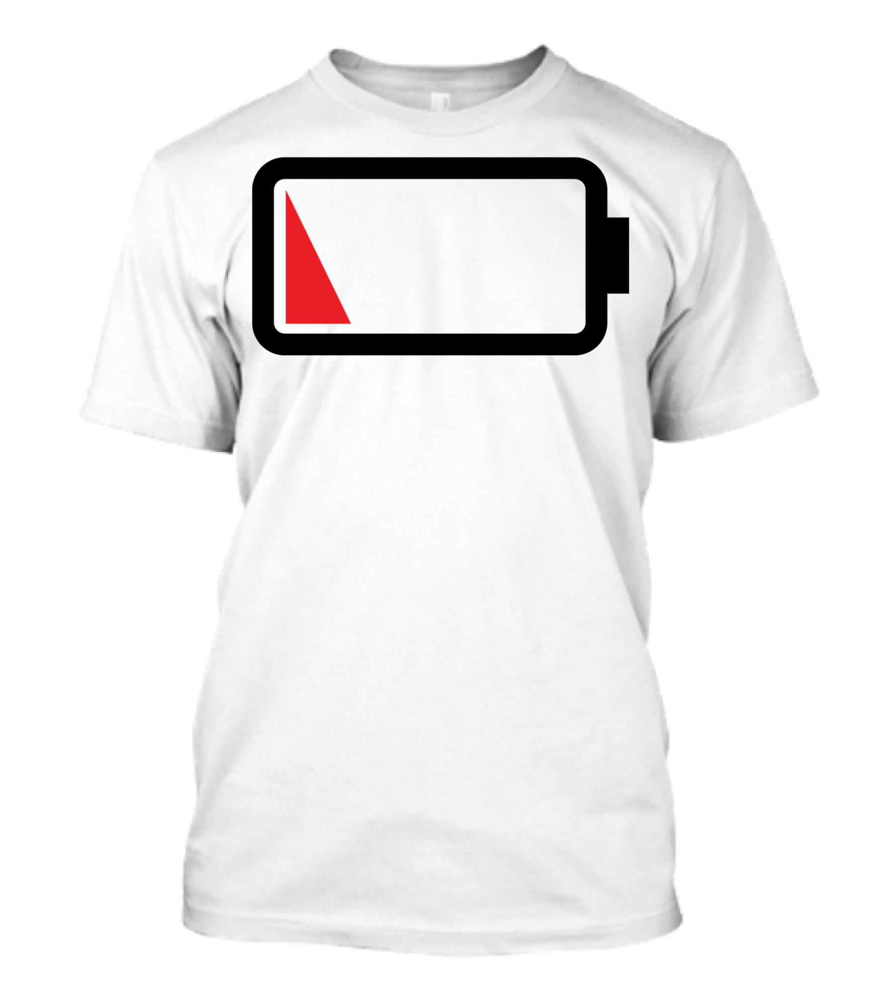 Dead Battery Low Power Icon T-Shirt