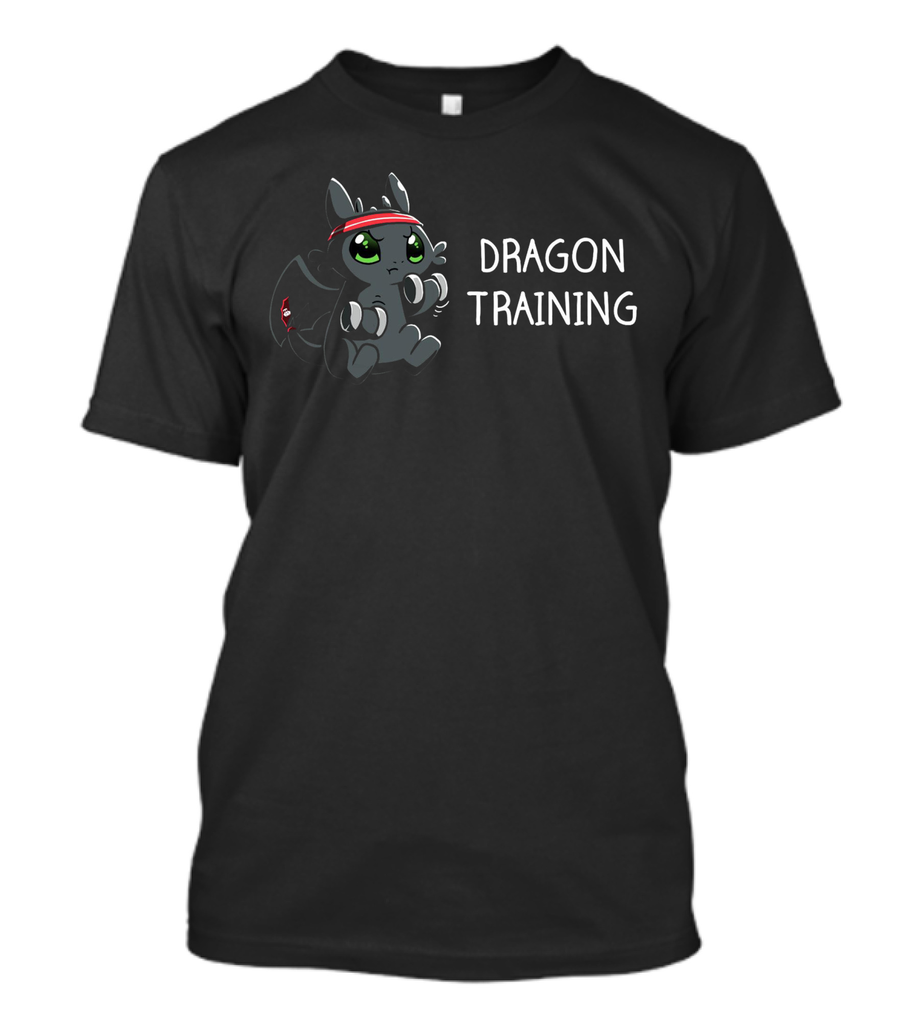 Toothless Dragon Training Cute Fitness Mascot T-Shirt