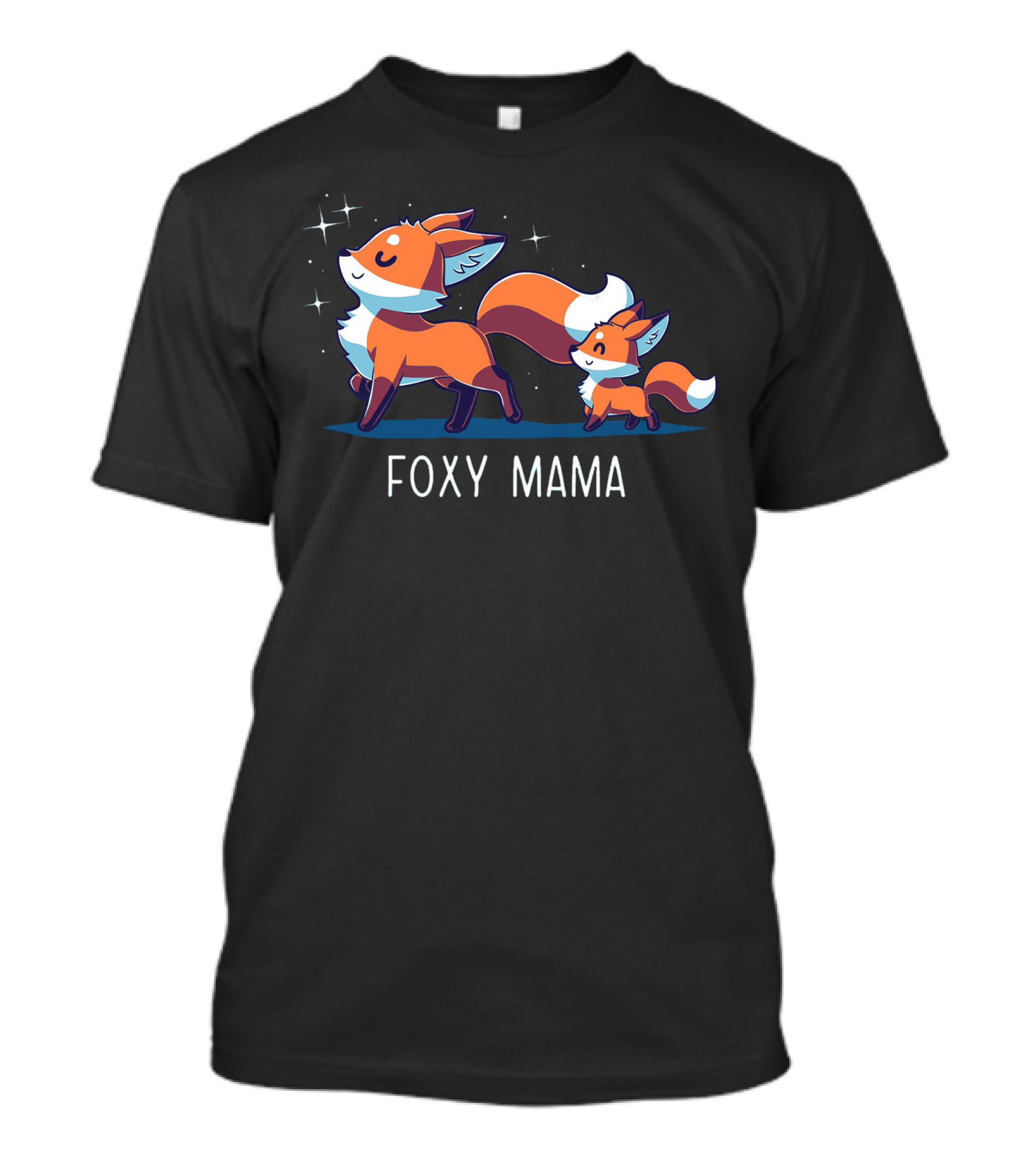 Foxy Mama Sparkling Fox Duo T-Shirt
