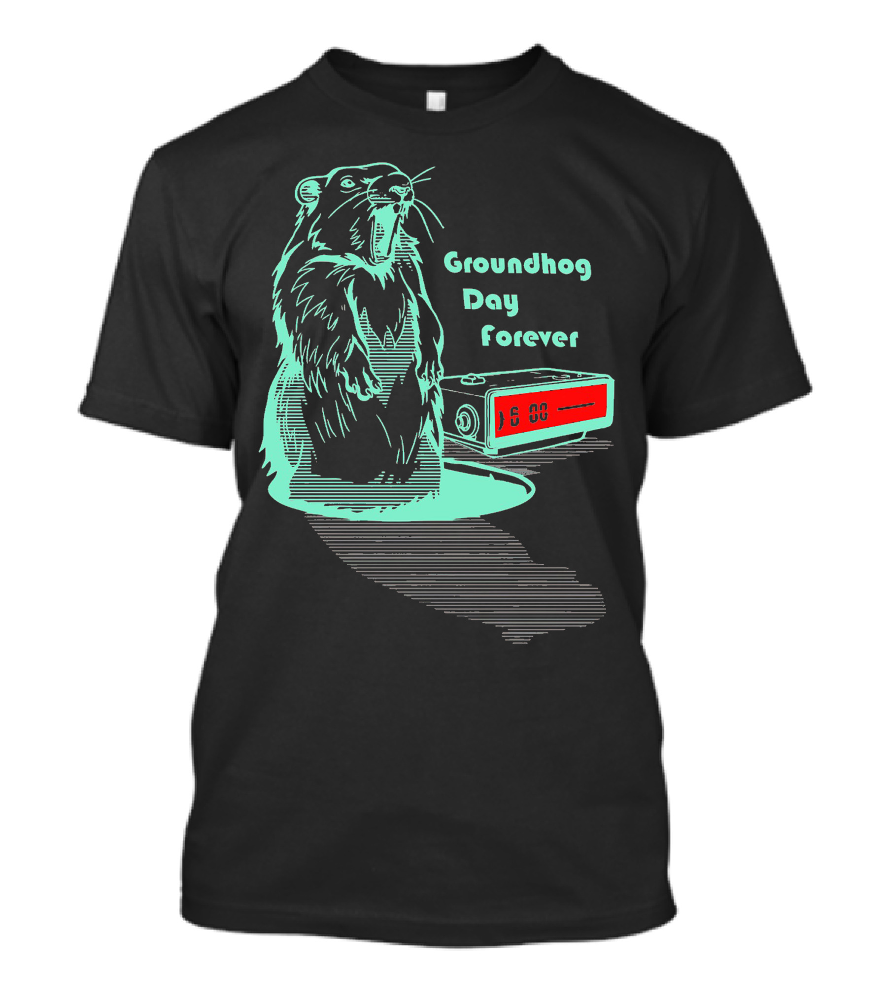 Groundhog Day Forever Alarm Clock Retro Ws465 Best T-Shirt