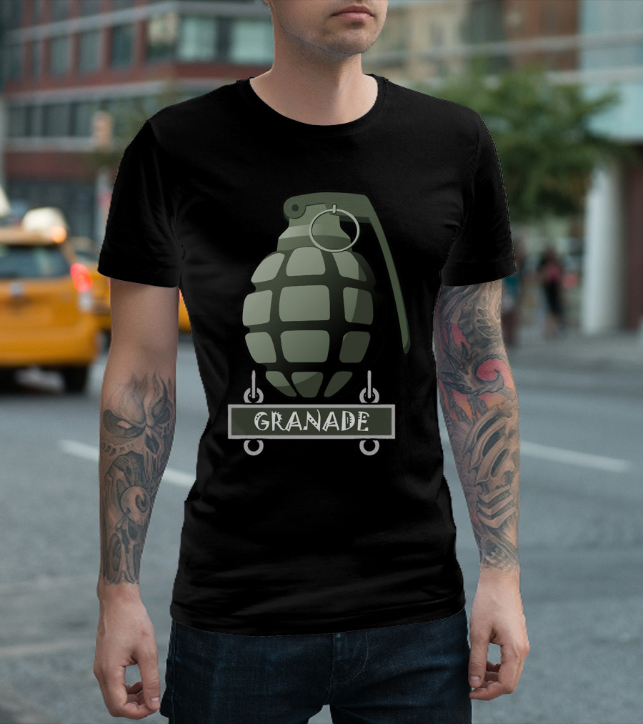 Hand Grenade Military Army Grenade T-Shirt