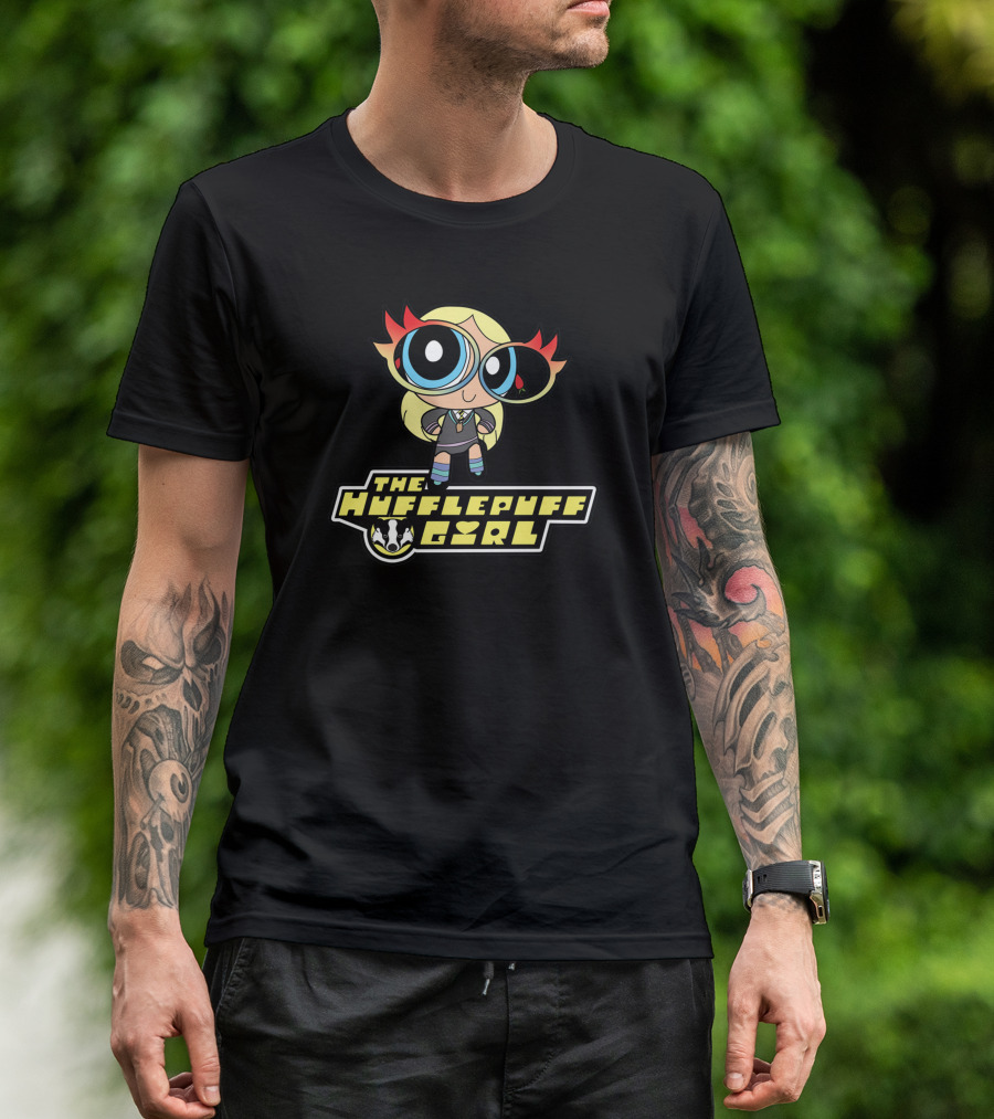 The Hufflepuff Girl Cartoon Mashup T-Shirt