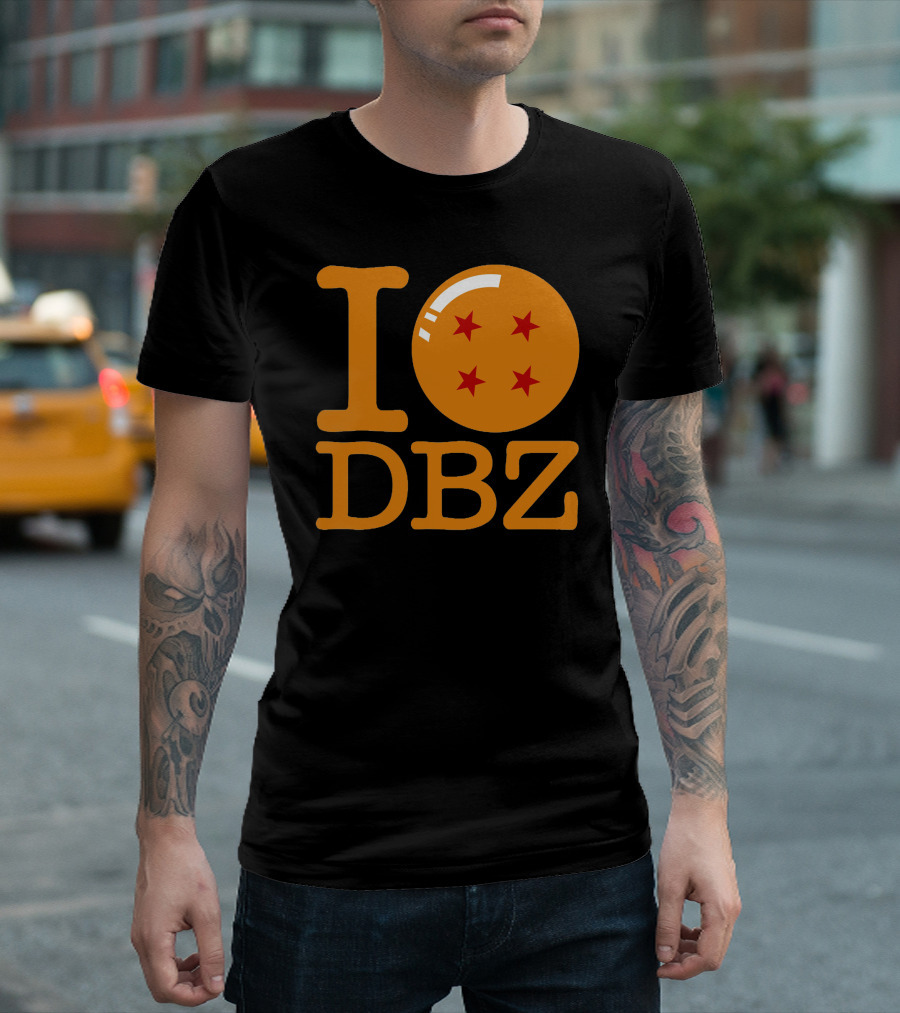 I Love Dbz Dragon Ball Z Four-Star Ball T-Shirt