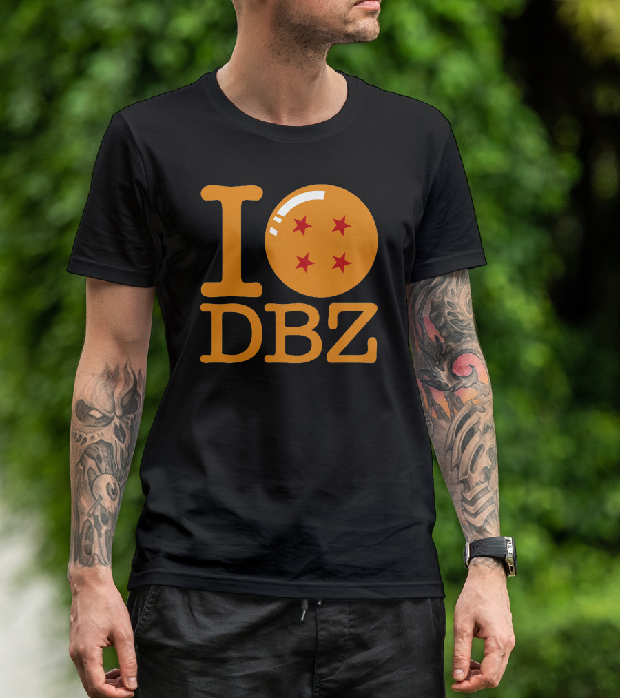 I Love Dbz Dragon Ball Z Four-Star Ball T-Shirt