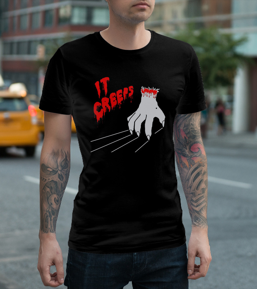 IT CREEPS Severed Hand Dripping Claws T-Shirt