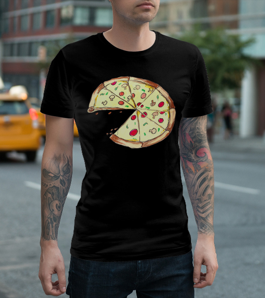 Pizza Slice With Mushrooms And Pepperoni T-Shirt