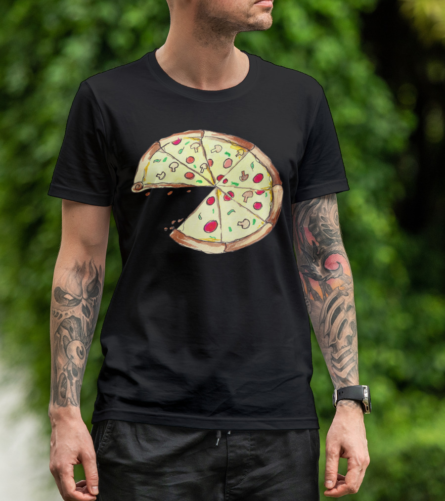 Pizza Slice With Mushrooms And Pepperoni T-Shirt