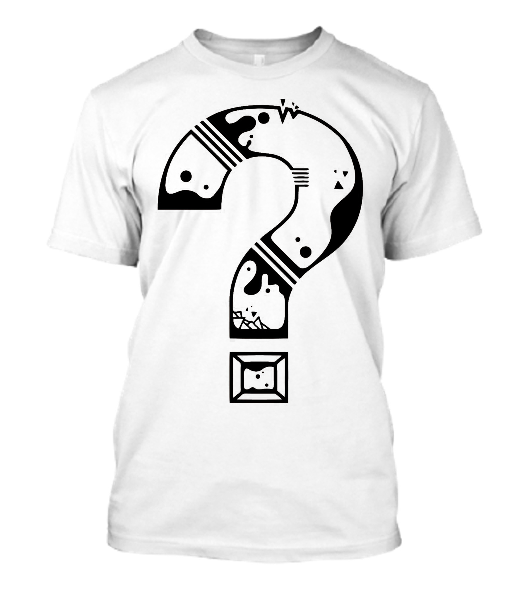 Question Mark Super Mario Bros Blocks And Characters Elements T-Shirt