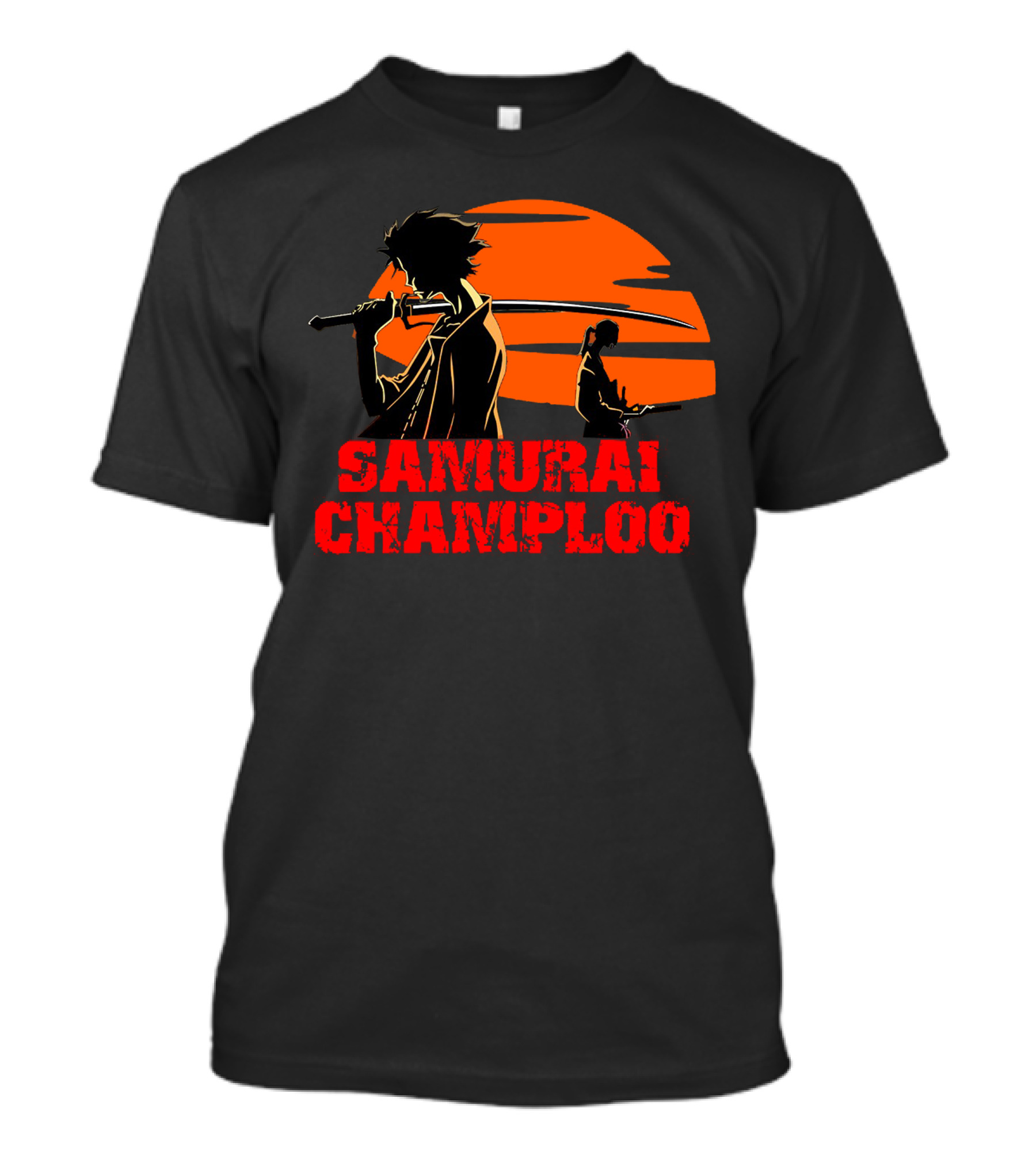 Samurai Champloo Sunset Silhouette Duo T-Shirt