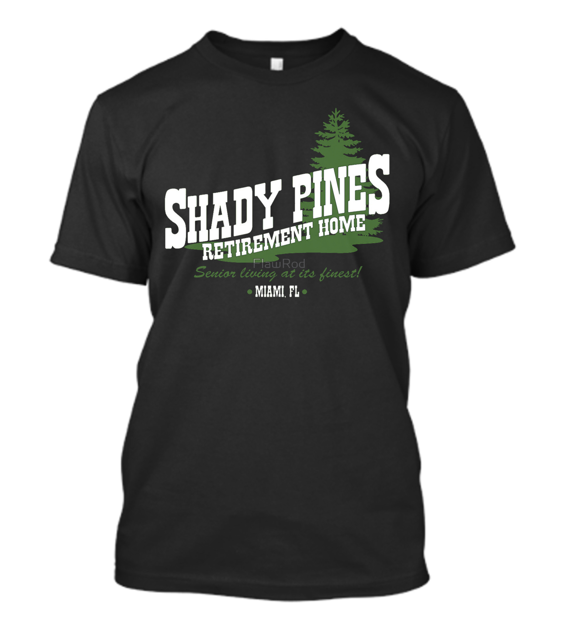 Shady Pines Retirement Home Senior Living At Its Finest Miami FL T-Shirt