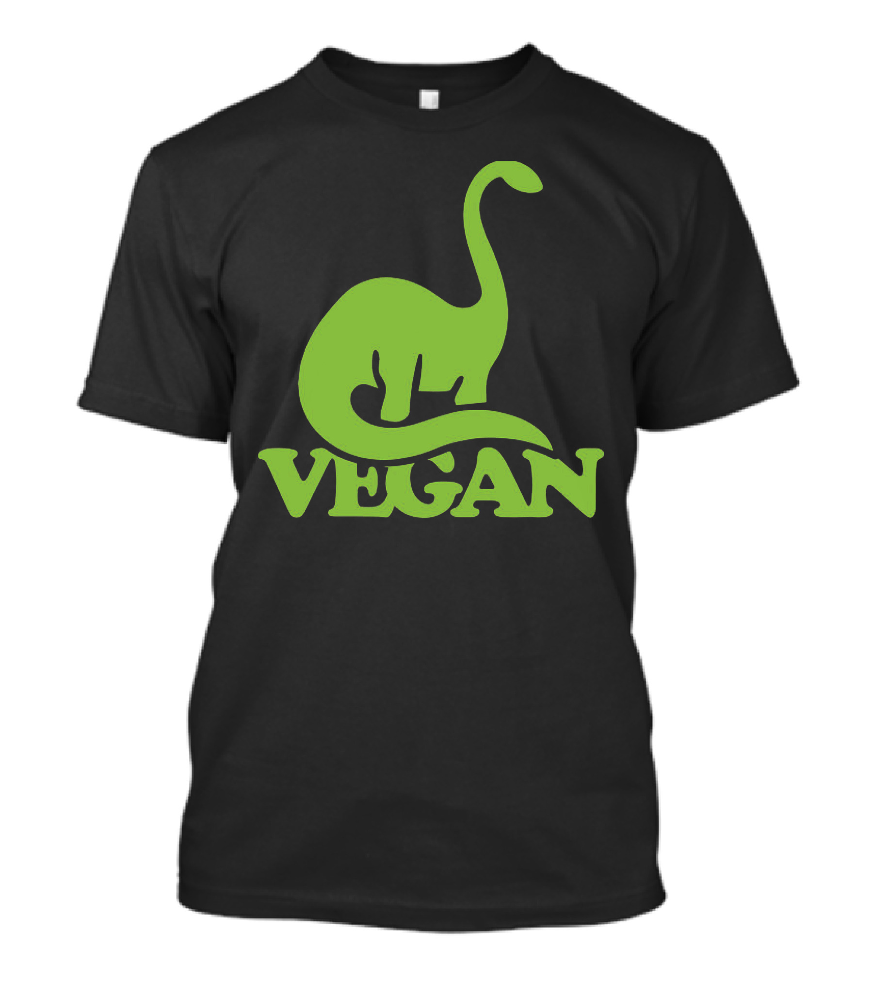Vegan Dinosaur Best Trending Iconic Green Brontosaurus T-Shirt