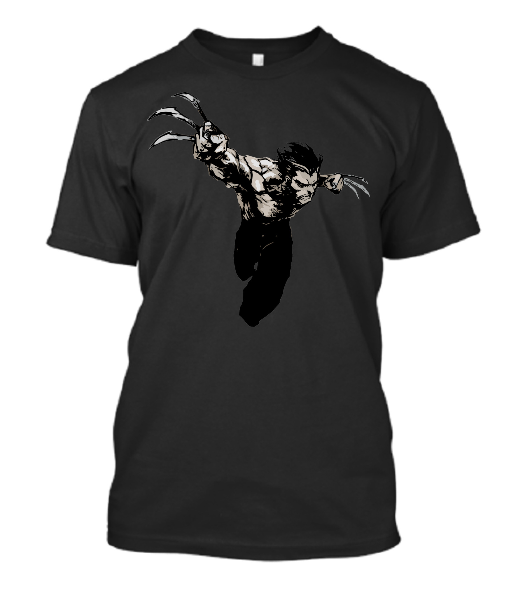 Wolverine Marvel Comics Claws Action Pose T-Shirt
