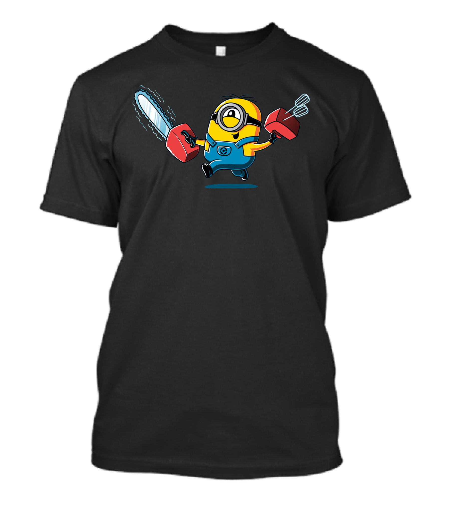 Bee Do Bee Do Bee Do Minion With Chainsaw And Mixer T-Shirt