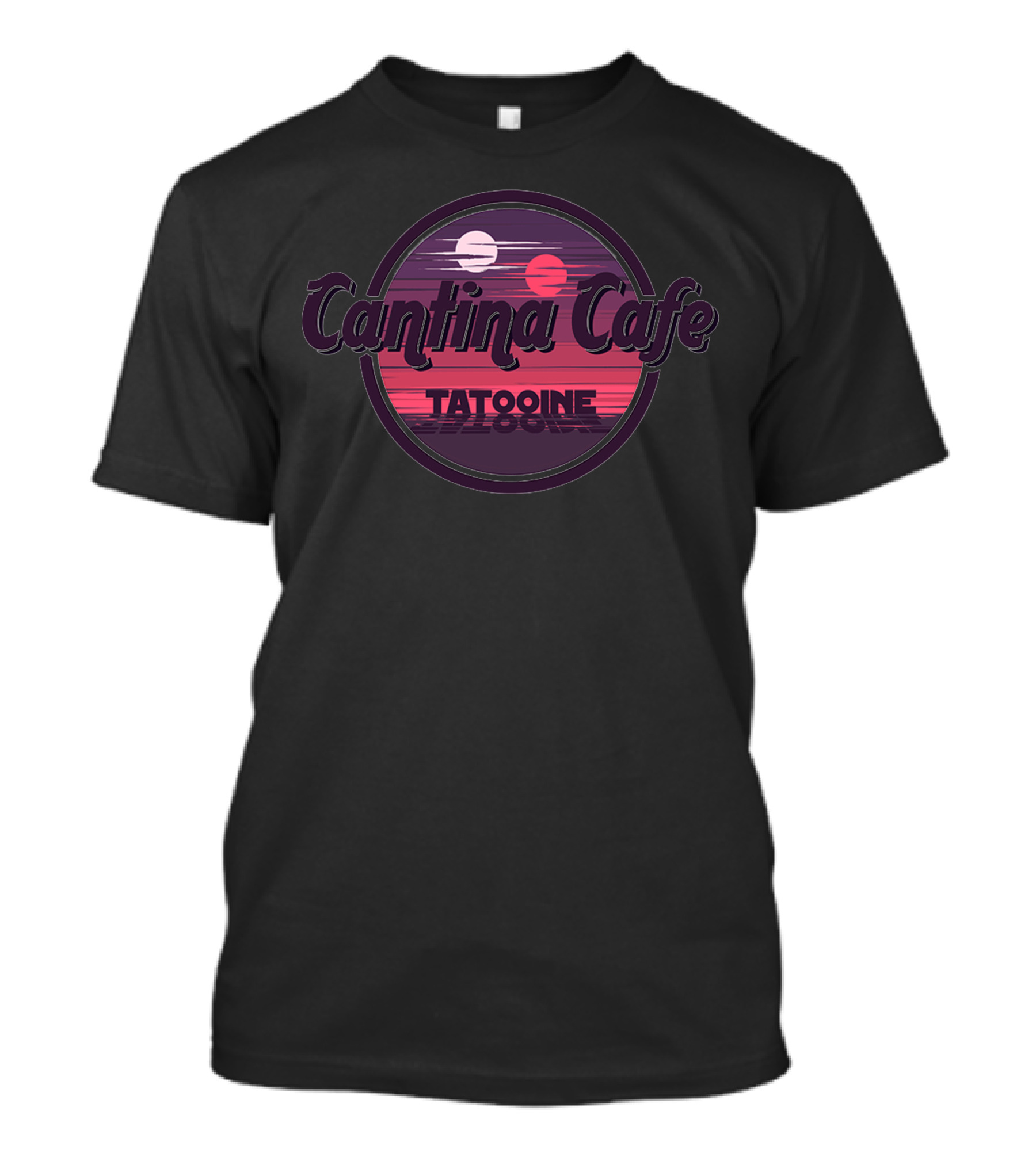 Cantina Cafe Tatooine Twin Suns T-Shirt