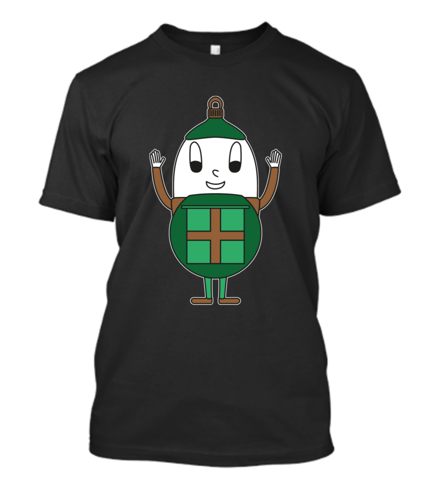 Christmas Ornament Egg With Festive Gift Box T-Shirt