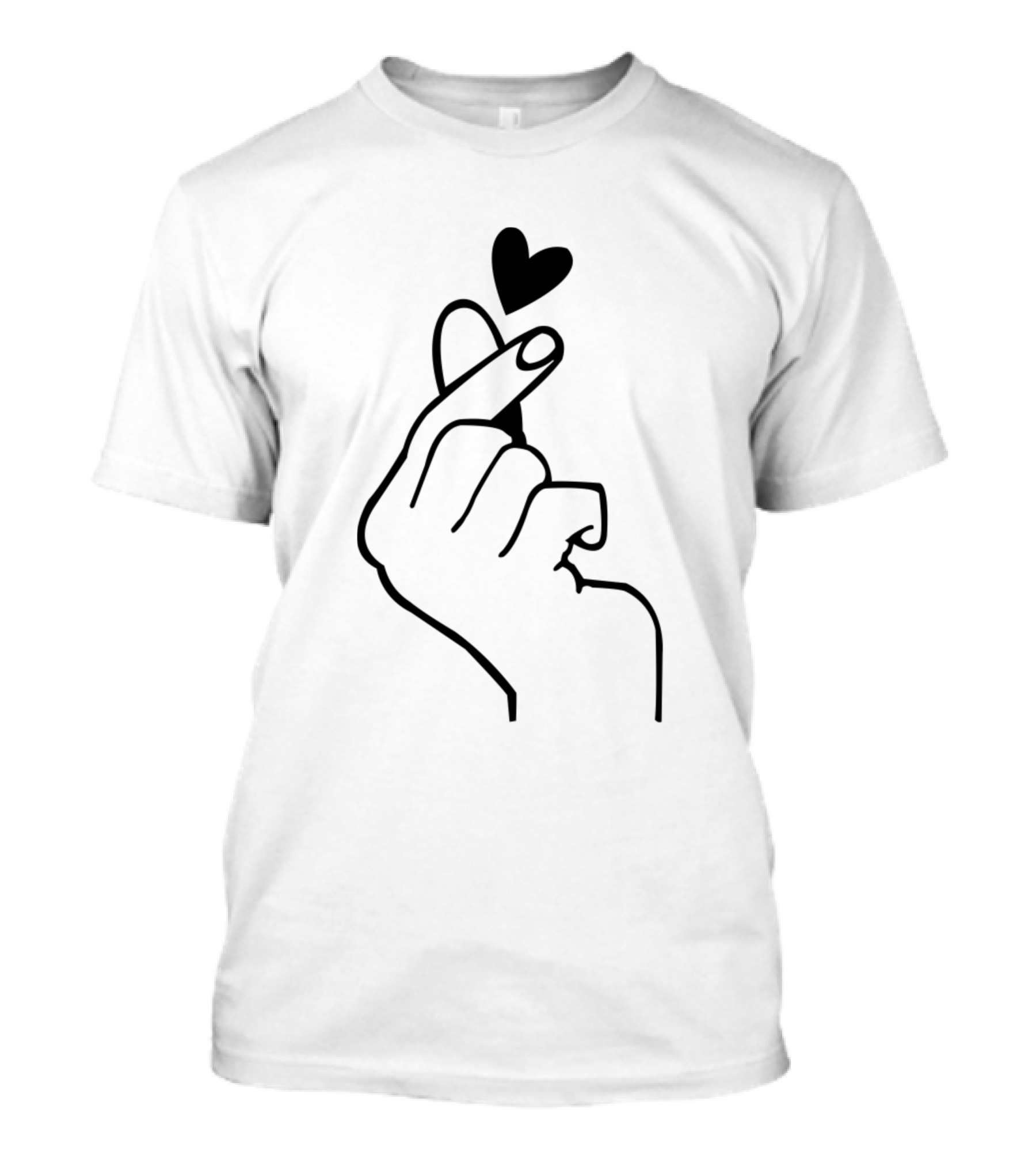 Hand Gesture Flicking Heart T-Shirt