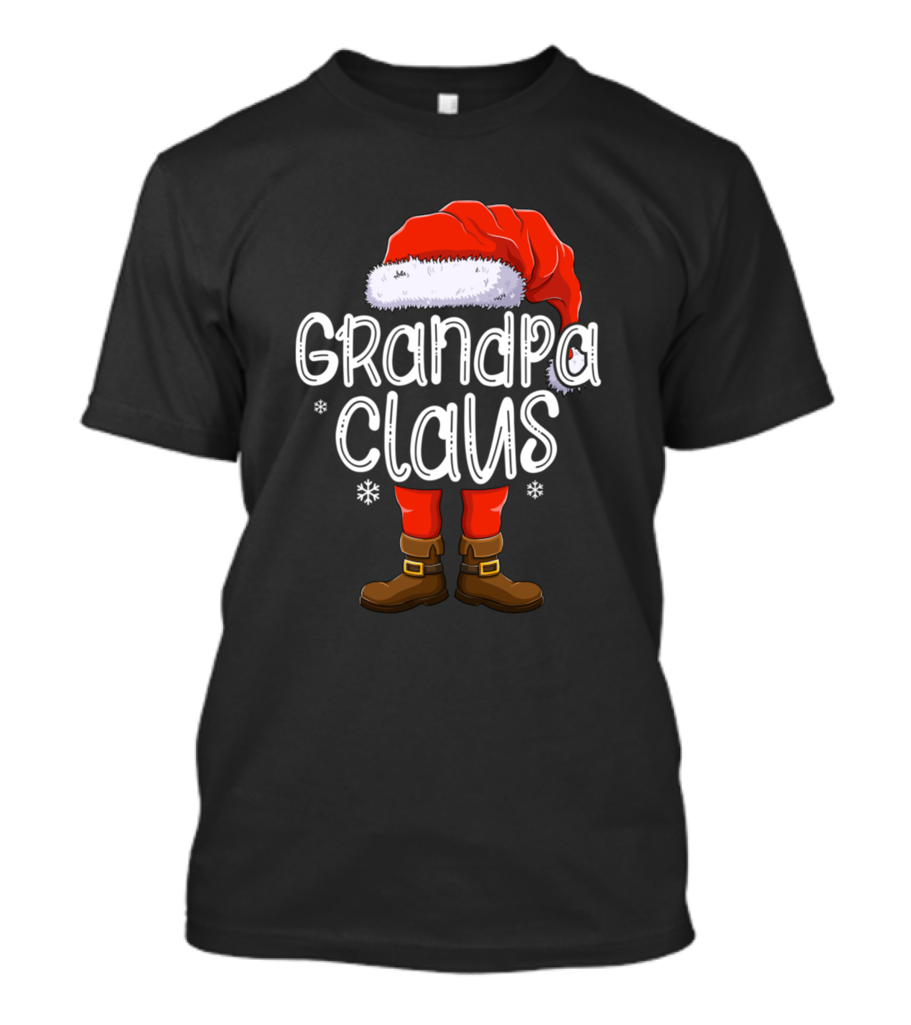 Grandpa Claus Matching Christmas Family Group T-Shirt