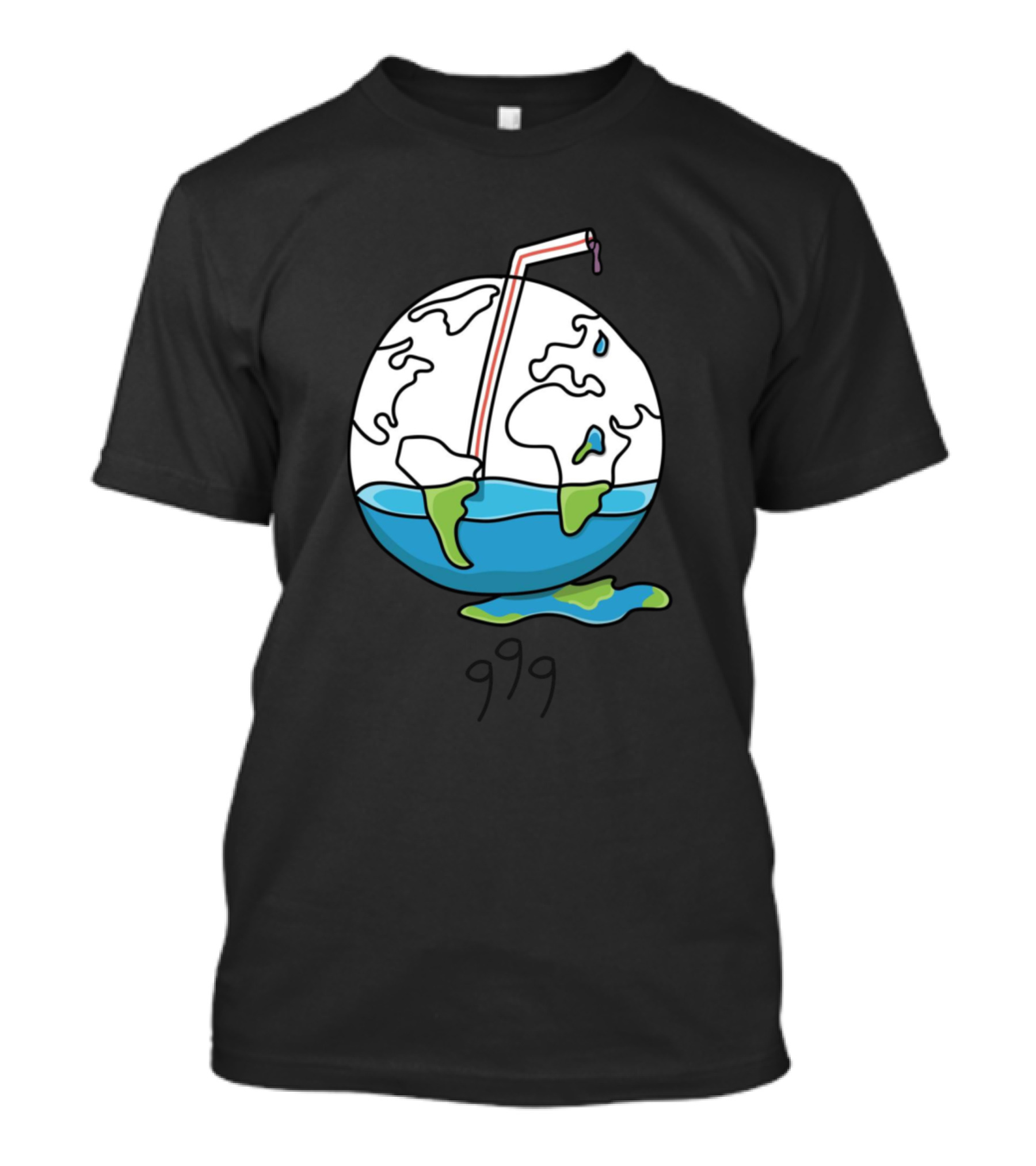 999 Juice World Earth Straw T-Shirt