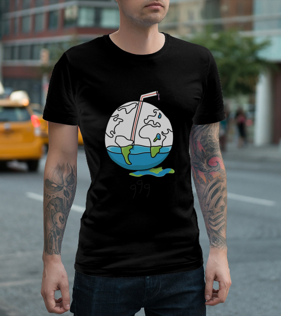 999 Juice World Earth Straw T-Shirt
