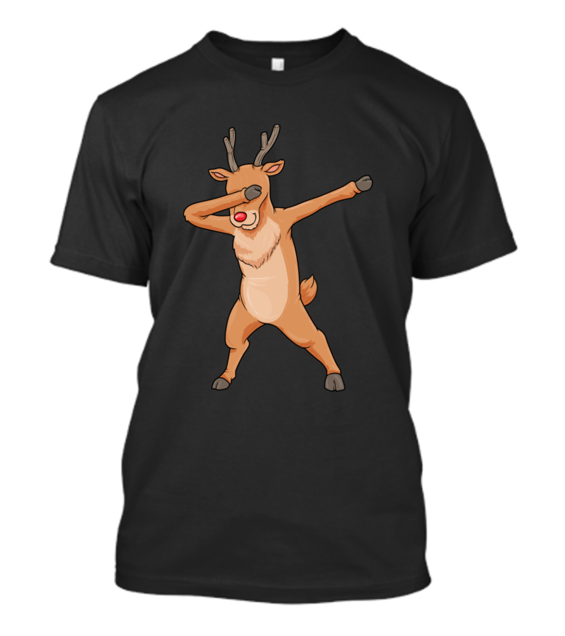 Reindeer Dabbing Hip Hop Dance Christmas T-Shirt