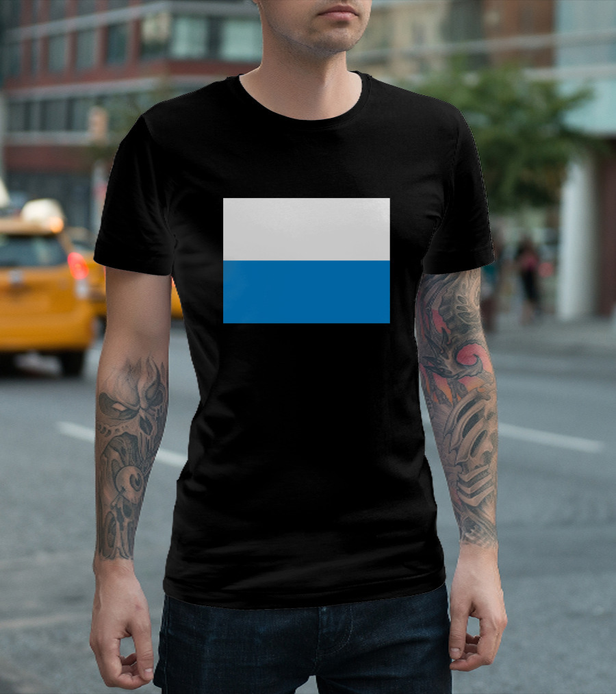San Marino Flag Simple Color Blocks T-Shirt